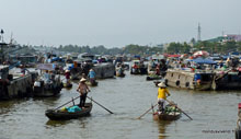 Marché flottant de Cai Rang - Vietnam